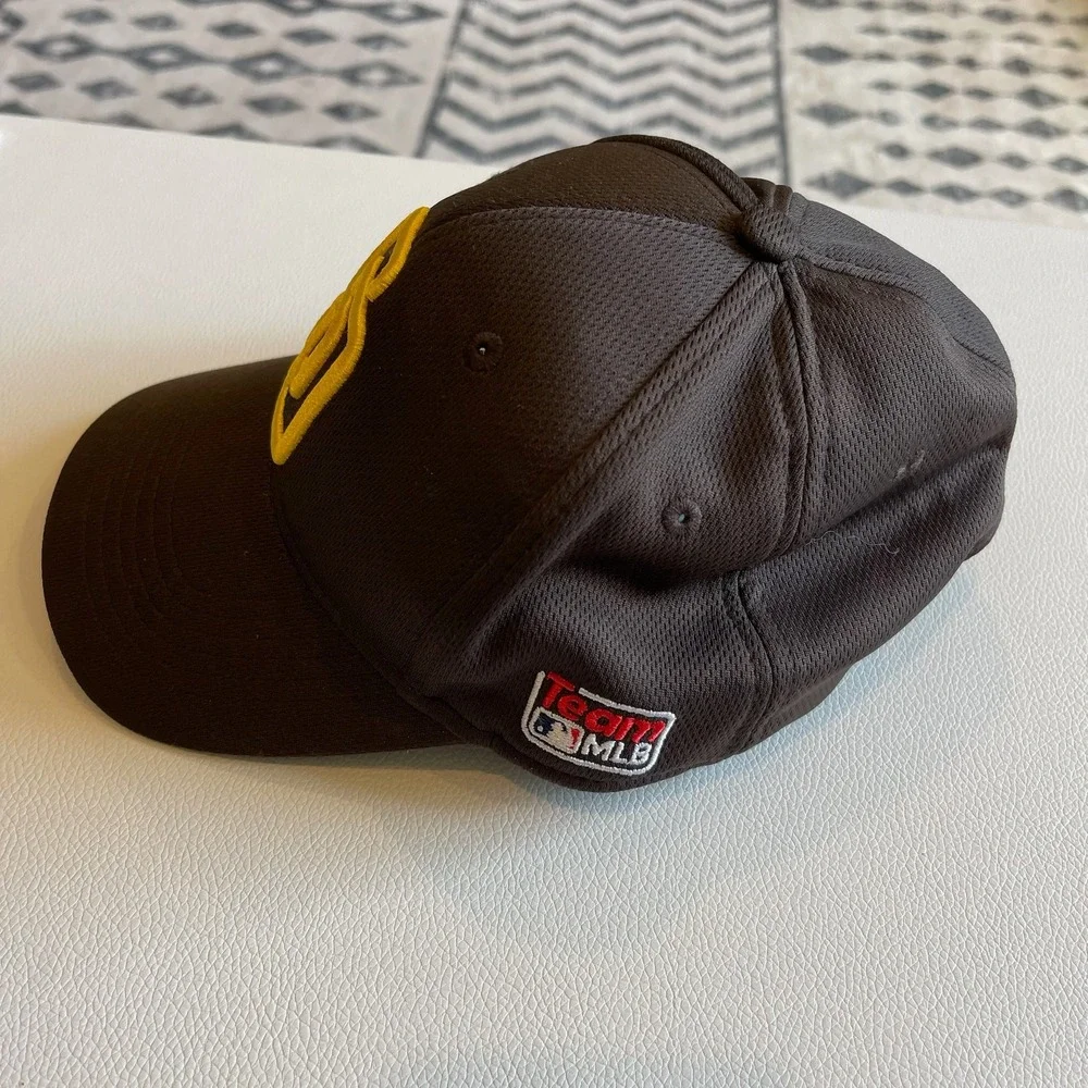 San Diego Padres Youth Baseball Cap OC Sports Brown Yellow Team MLB Adjustable
